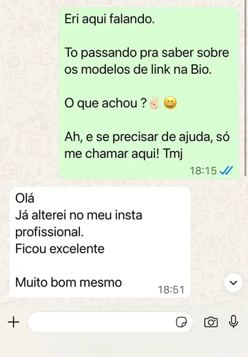 Depoimento de aluno